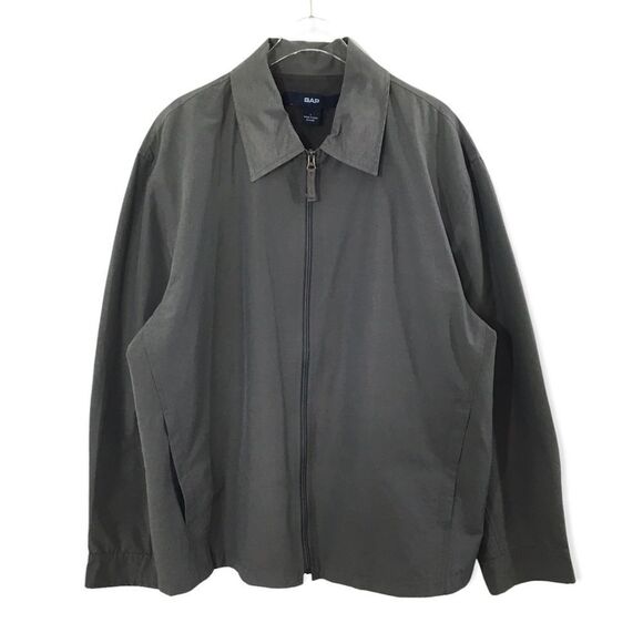 🔃Gap Gray Front Zip Up Jacket - Picture 1 of 7